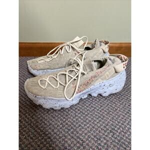 Nike Mens Size 8 Space Hippie 04 Rainbow Grey Running Shoes Sneakers CZ6398 102